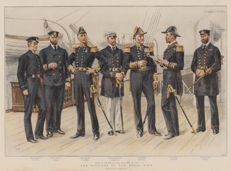 英国海軍の将校（クロモリト）